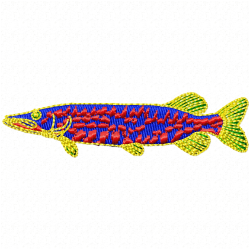 Fishes Embroidery Design 12 Fishes Embroidery Design 12
